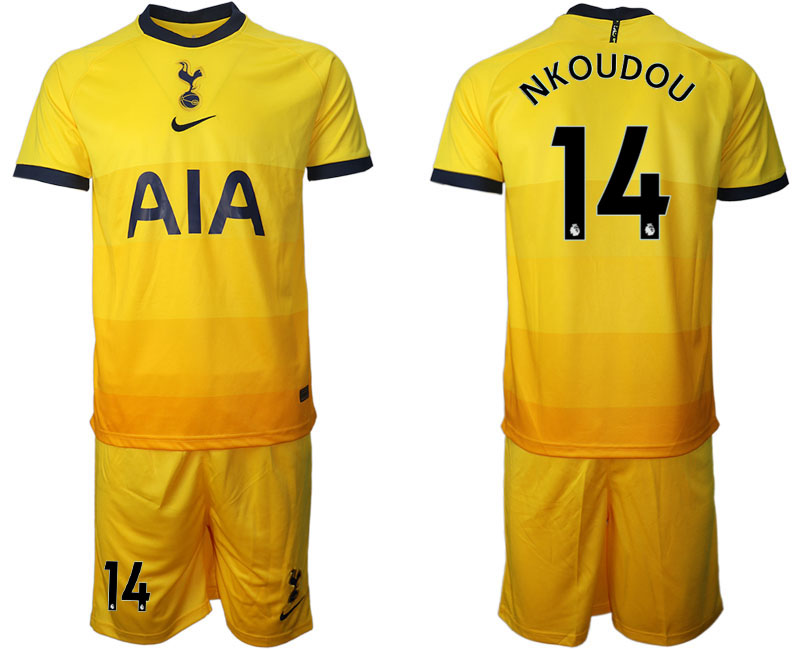 Men 2021 Tottenham Hotspur away #14 soccer jerseys